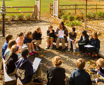 Photo of an outdoor classroom. LInk to Gifts by Estate Note